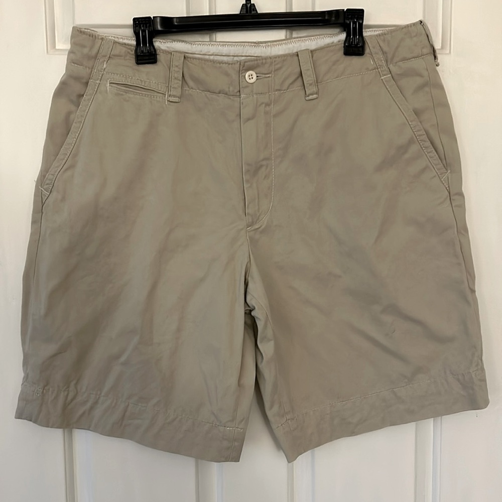 Men’s khaki shorts from Polo by Ralph Lauren.  GUC.  Size 36.